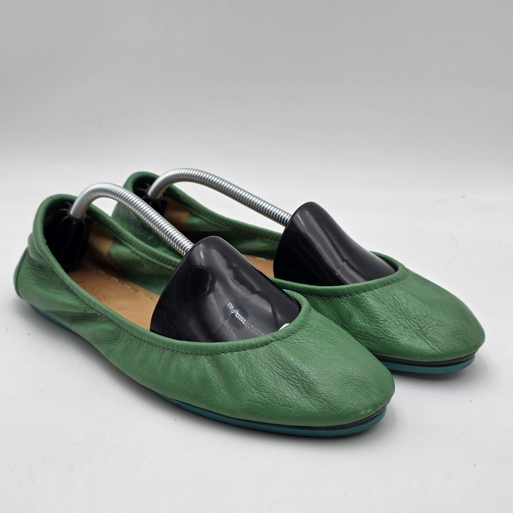 Tieks By Gavrieli Ballet Flats US 9 Clover Green Foldable Chic Comfortable